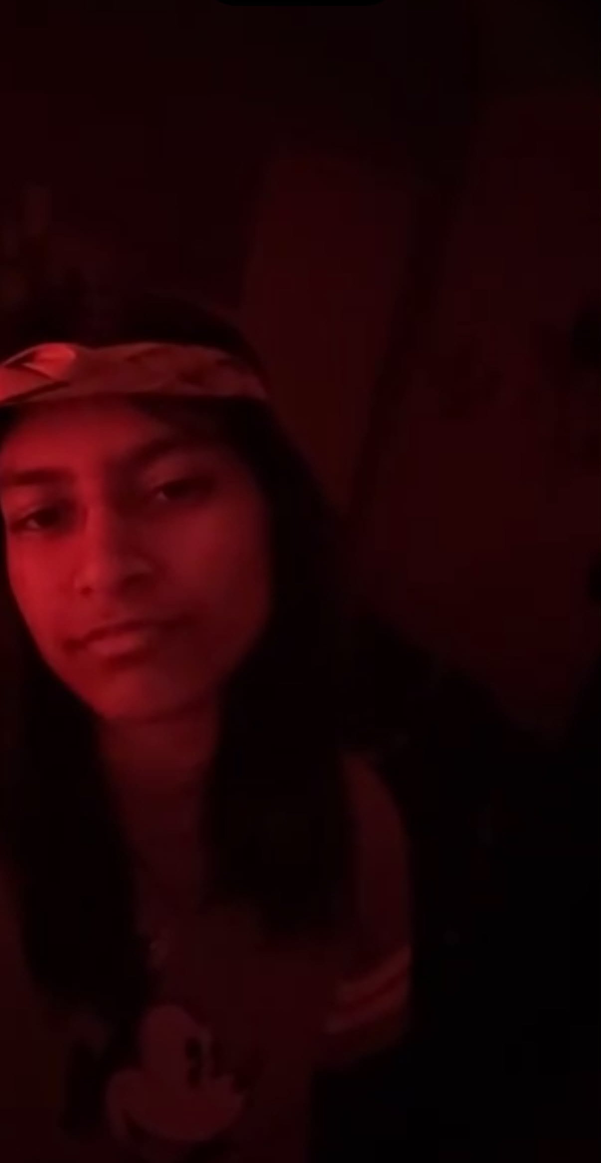 Anjani, in a photo from a day I remember blushing